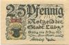 Lübz - Stadt - - 31.12.1923 - 25 Pfennig 
