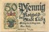 Lübz - Stadt - - 31.12.1923 - 50 Pfennig 