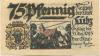 Lübz - Stadt - - 31.12.1923 - 75 Pfennig 