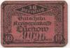 Lüchow - Kreissparkasse - - 1.1.1922 - 10 Pfennig 