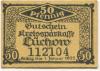 Lüchow - Kreissparkasse - - 1.1.1922 - 50 Pfennig 