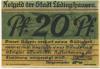 Lüdinghausen - Stadt - 1.10.1921- 20 Pfennig 
