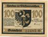 Lunden - Gemeinde- 19.5.1921 - 100 Pfennig 