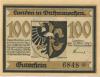 Lunden - Gemeinde- 19.5.1921 - 100 Pfennig 