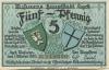Lyck (heute: PL-Elk) - Stadt - 1.10.1920 - 5 Pfennig 