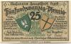 Lyck (heute: PL-Elk) - Stadt - 1.10.1920 - 25 Pfennig 