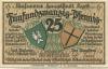 Lyck (heute: PL-Elk) - Stadt - 1.10.1920 - 25 Pfennig 