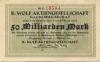 Magdeburg-Buckau - Wolf, R., AG, Feldstr. 9-13 - 30.10.1923 - 30.11.1923 - 50 Milliarden Mark 