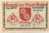Mainz - Stadt - 1.4.1921 - 10 Pfennig 