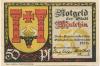 Malchin - Stadt - - 31.12.1922 - 50 Pfennig 