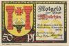 Malchin - Stadt - - 31.12.1922 - 50 Pfennig 