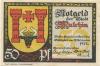 Malchin - Stadt - - 31.12.1922 - 50 Pfennig 