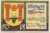 Malchin - Stadt - - 31.12.1922 - 50 Pfennig 