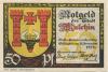 Malchin - Stadt - - 31.12.1922 - 50 Pfennig 