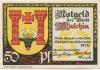 Malchin - Stadt - - 31.12.1922 - 50 Pfennig 