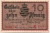Marienberg - Amtshauptmannschaft - Mai 1917 - 31.12.1918 - 10 Pfennig 