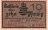 Marienberg - Amtshauptmannschaft - Mai 1917 - 31.12.1918 - 10 Pfennig 