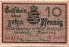 Marienberg - Amtshauptmannschaft - Mai 1917 - 31.12.1918 - 10 Pfennig 