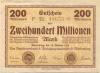 Marienberg - Amtshauptmannschaft - 18.10.1923 - 200 Millionen Mark 