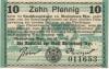 Marienburg (heute: PL-Malbork) - Stadt - 24.1.1917 - 10 Pfennig 