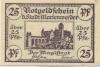 Marienwerder (heute: PL-Kwidzyn) - Stadt - -- - 25 Pfennig