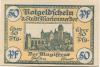 Marienwerder (heute: PL-Kwidzyn) - Stadt - -- - 50 Pfennig