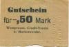 Marienwerder (heute: PL-Kwidzyn) - Westpreußischer Credit-Verein - -- - 0.50 Mark
