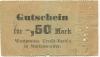Marienwerder (heute: PL-Kwidzyn) - Westpreußischer Credit-Verein - -- - 0.50 Mark
