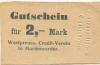 Marienwerder (heute: PL-Kwidzyn) - Westpreußischer Credit-Verein - -- - 2 Mark