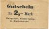Marienwerder (heute: PL-Kwidzyn) - Westpreußischer Credit-Verein - -- - 2 Mark