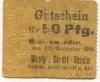 Marienwerder (heute: PL-Kwidzyn) - Westpreußischer Credit-Verein - 20.12.1916 - 50 Pfennig