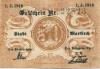 Markirch (heute: F-Sainte Marie-aux-Mines) - Stadt - 1.3.1918 - 50 Pfennig 