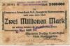 Markneukirchen - Allgemeine Deutsche Credit-Anstalt, Filiale Markneukirchen - 8.8.1923 - 2 Millionen Mark