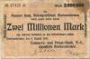 Markneukirchen - Commerz- und Privat-Bank AG, Zweigstelle Markneukirchen - 8.8.1923 - 2 Millionen Mark