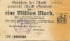 Markt Oberdorf - Marktgemeinde - 4.9.1923 - 1 Million Mark 