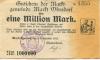 Markt Oberdorf - Marktgemeinde - 4.9.1923 - 1 Million Mark 