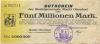 Markt Oberdorf - Marktgemeinde - 4.9.1923 - 5 Millionen Mark 