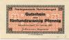 Marktschorgast - Gemeinde - Januar 1921 - 25 Pfennig 