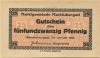 Marktschorgast - Gemeinde - Januar 1921 - 25 Pfennig 