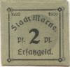 Marne - Stadt - 1920 - 2 Pfennig 