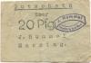Massing - Hummel, J., Warenhaus - -- - 20 Pfennig 
