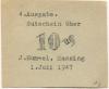 Massing - Hummel, J., Warenhaus - 1.7.1947 - 10 Pfennig 