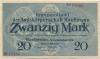 Maulbronn - Amtskörperschaft - 31.12.1918 - 1.2.1919 - 20 Mark 