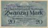 Maulbronn - Amtskörperschaft - 31.12.1918 - 1.2.1919 - 20 Mark 