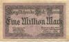 Meerane - Stadt - 8.8.1923 - 1 Million Mark 