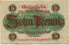 Mehlis (heute: Zella-Mehlis - Stadt - 1917 - 10 Pfennig 