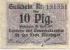 Meiningen - Handels- und Gewerbekammer für den Kreis - 26.4.1920 - 10 Pfennig