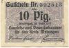 Meiningen - Handels- und Gewerbekammer für den Kreis - 26.4.1920 - 10 Pfennig