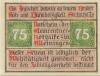 Meiningen - Kleinrentner-Nothilfe - -- - 75 Pfennig 