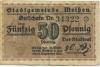Meißen - Stadt - - 31.12.1918 - 50 Pfennig 